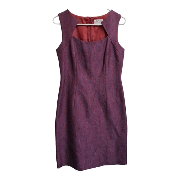 Vintage David Meister shift dress geometric abstract - Picture 1 of 6